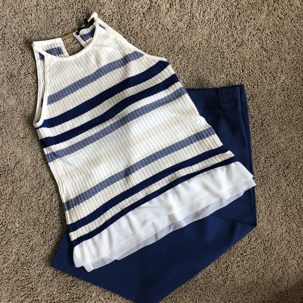 White House Black Market Sleeveless Sweater.